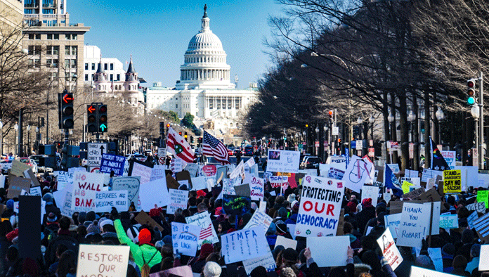 Demonstration outside US Capitol, October 2020 (Ted Eytan, CC-BY-SA)